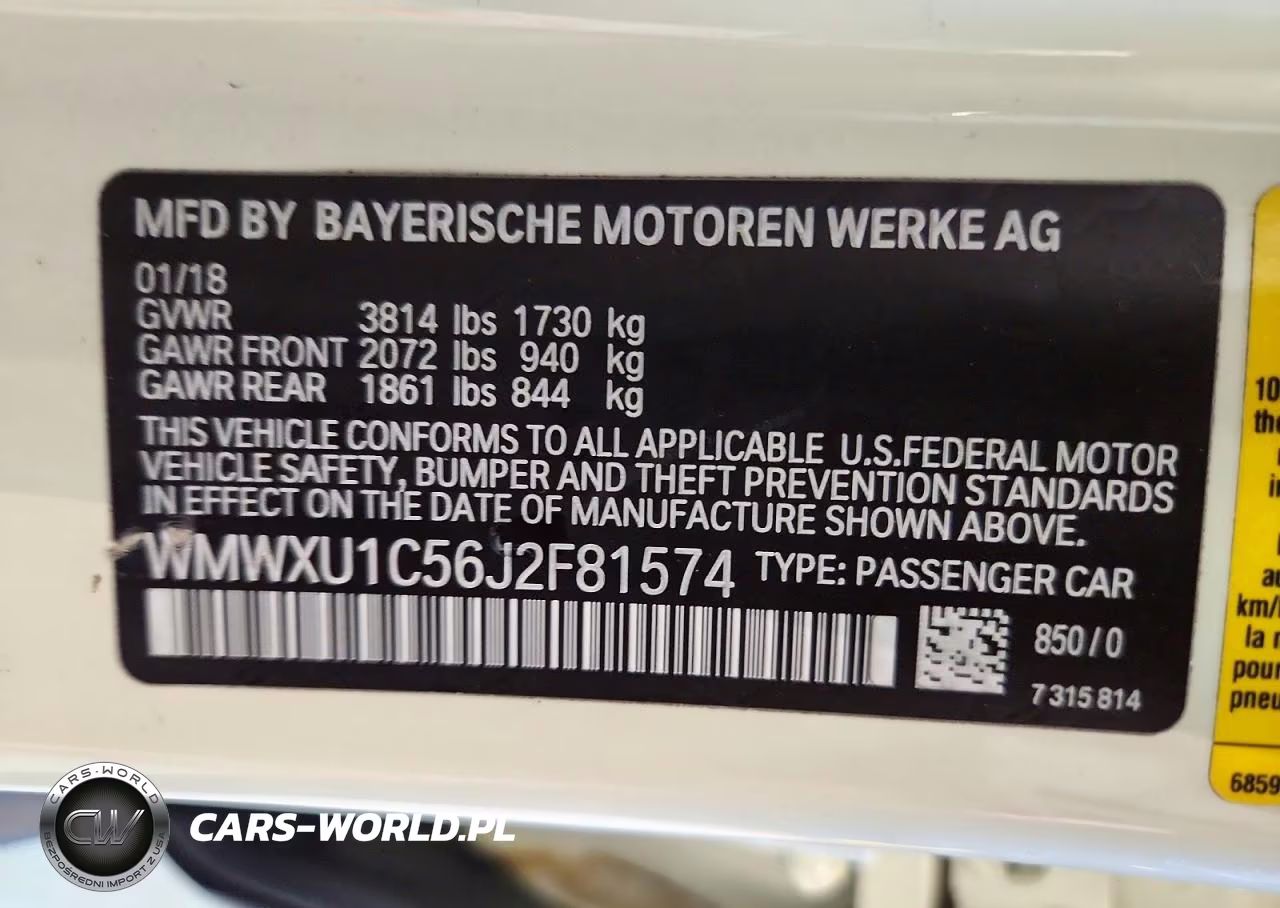 2018 Mini Cooper VIN:WMWXU1C56J2F81574 - 12
