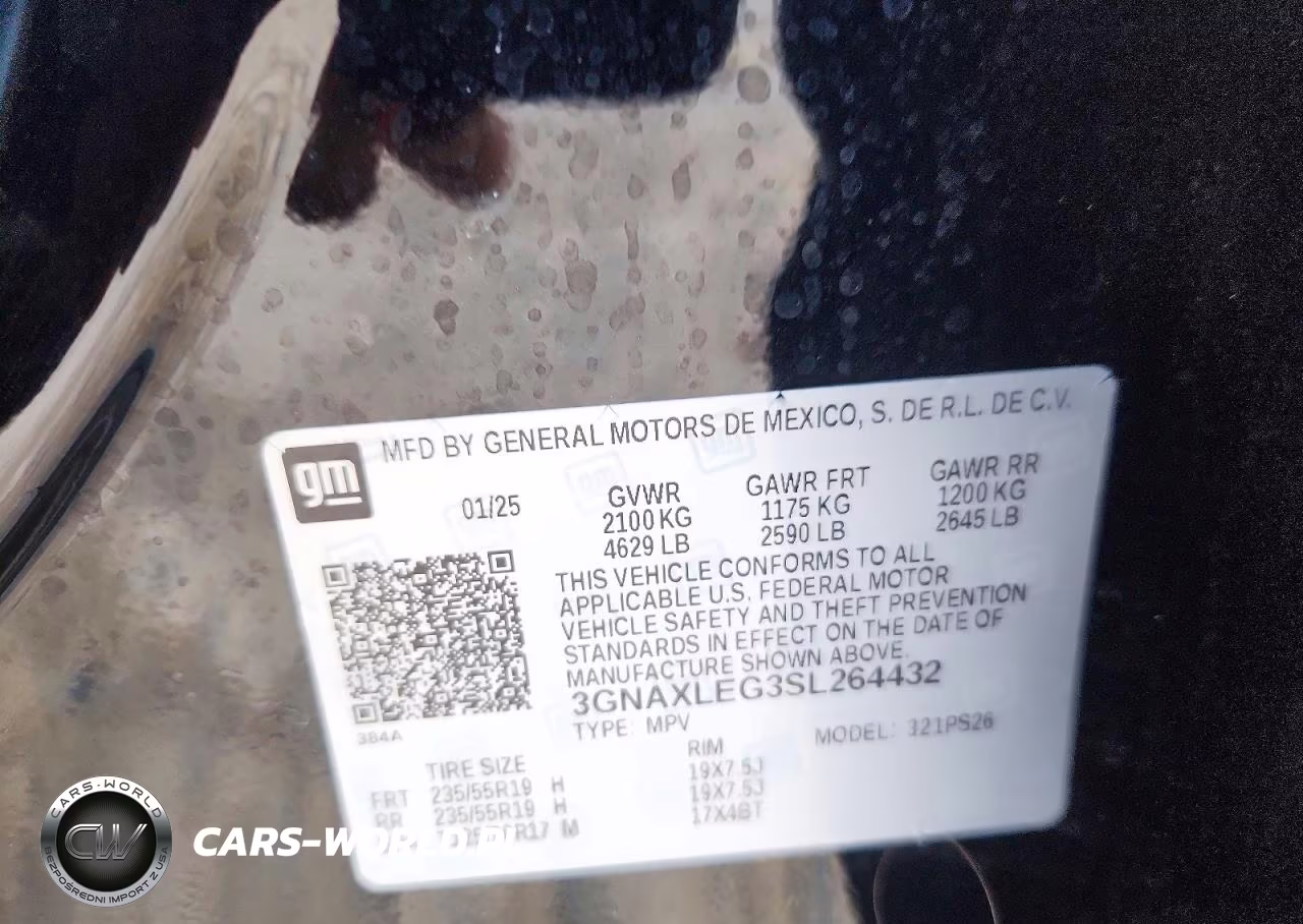 2025 Chevrolet Equinox Fwd Rs VIN:3GNAXLEG3SL264432 - 13