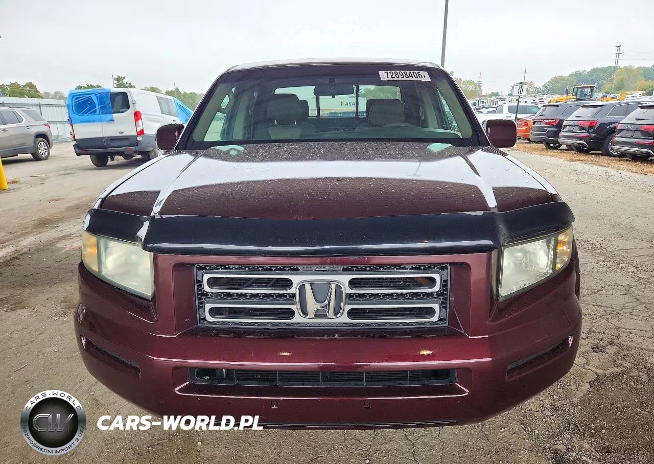 2007 Honda Ridgeline Rts VIN:2HJYK16457H527613 - 5