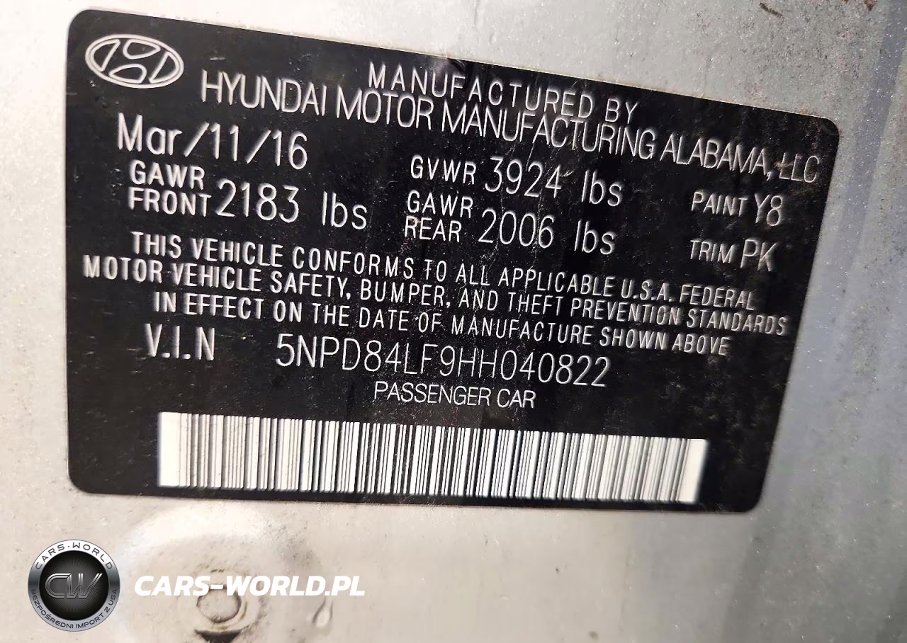 2017 Hyundai Elantra Se VIN:5NPD84LF9HH040822 - 13