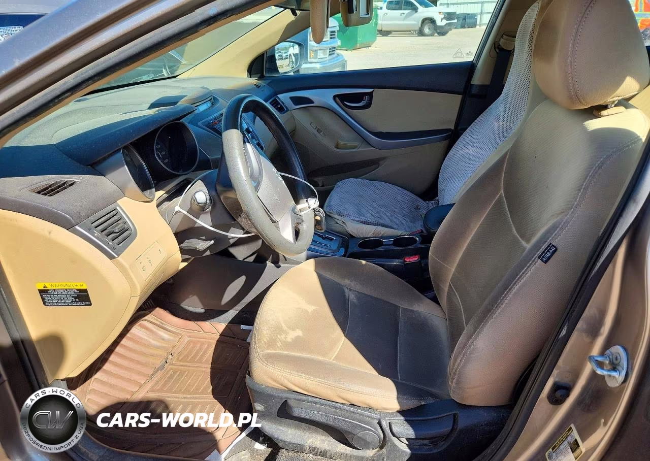 2013 Hyundai Elantra Gls VIN:5NPDH4AE3DH378382 - 7