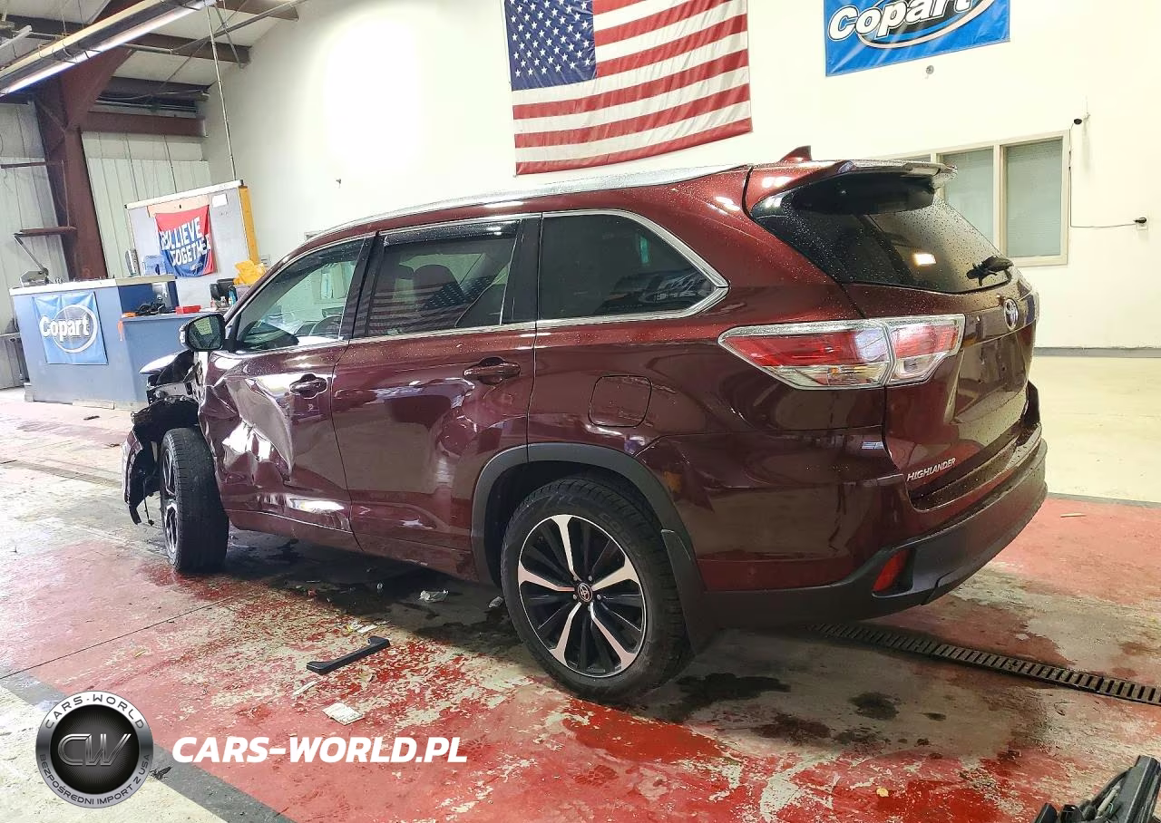 2016 Toyota Highlander Xle VIN:5TDJKRFHXGS312155 - 2