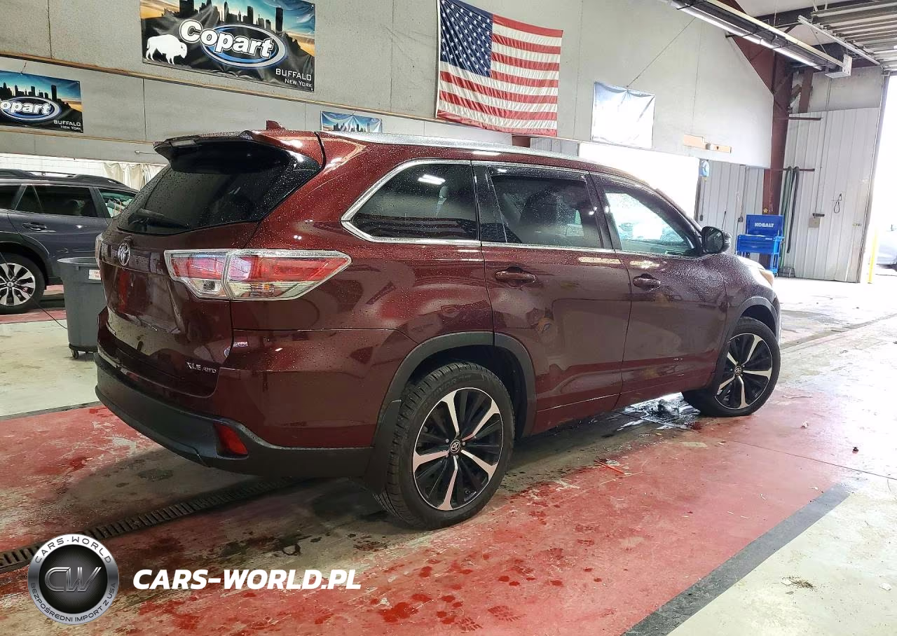 2016 Toyota Highlander Xle VIN:5TDJKRFHXGS312155 - 3