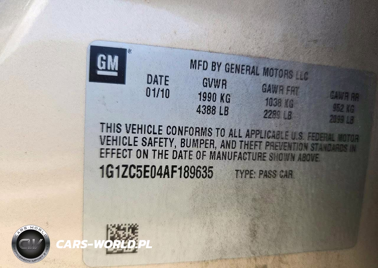 2010 Chevrolet Malibu 1Lt VIN:1G1ZC5E04AF189635 - 12