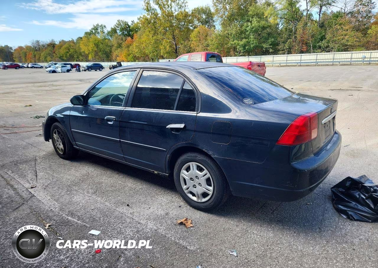 2001 Honda Civic Lx VIN:2HGES16571H593606 - 2