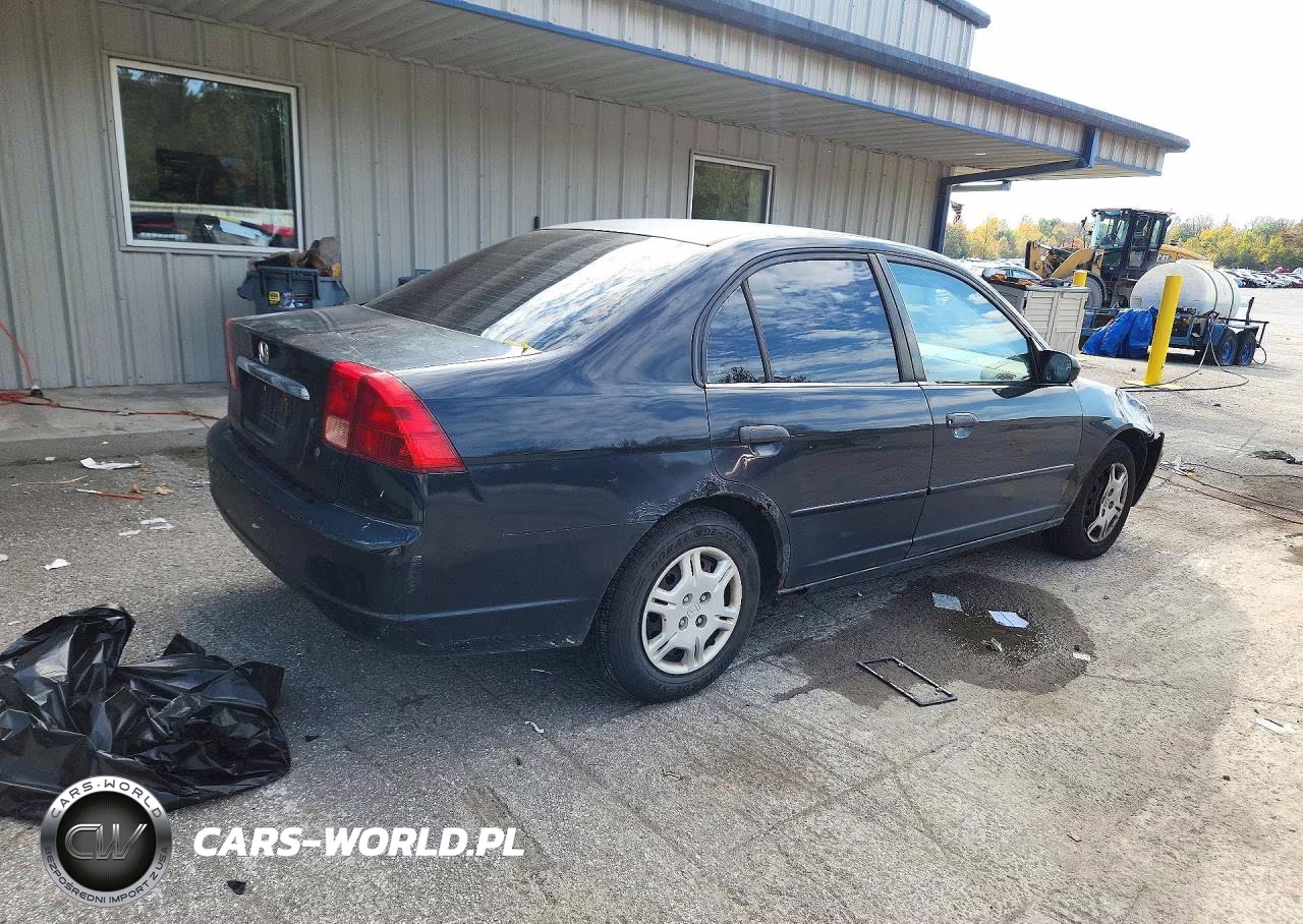 2001 Honda Civic Lx VIN:2HGES16571H593606 - 3