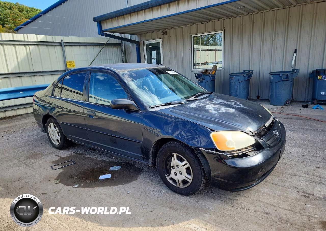 2001 Honda Civic Lx VIN:2HGES16571H593606 - 4