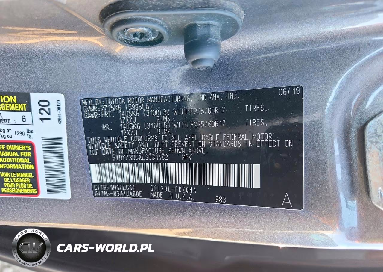 2020 Toyota Sienna Xle 8-Passenger VIN:5TDYZ3DCXLS031482 - 13