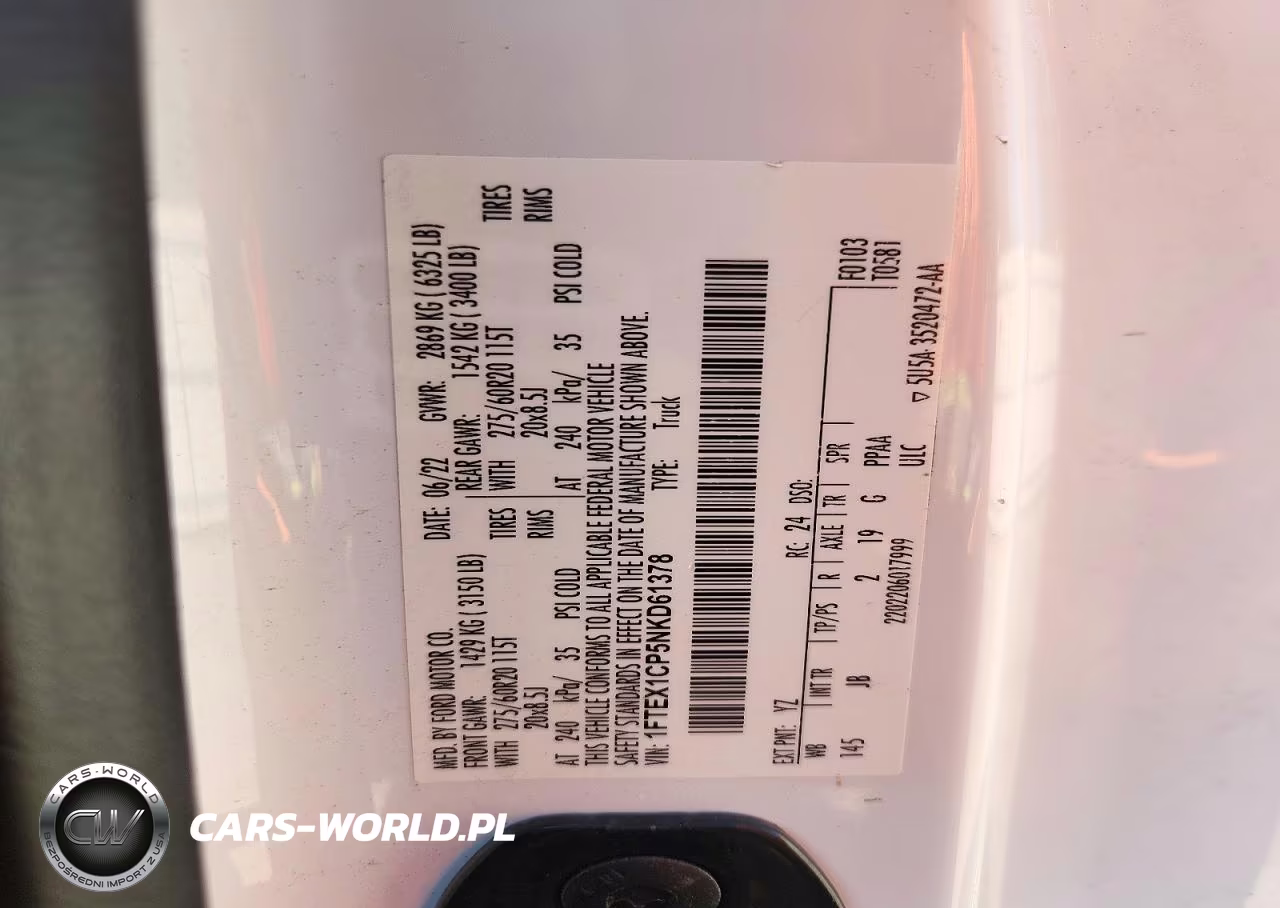 2022 Ford F150 Super Cab VIN:1FTEX1CP5NKD61378 - 12