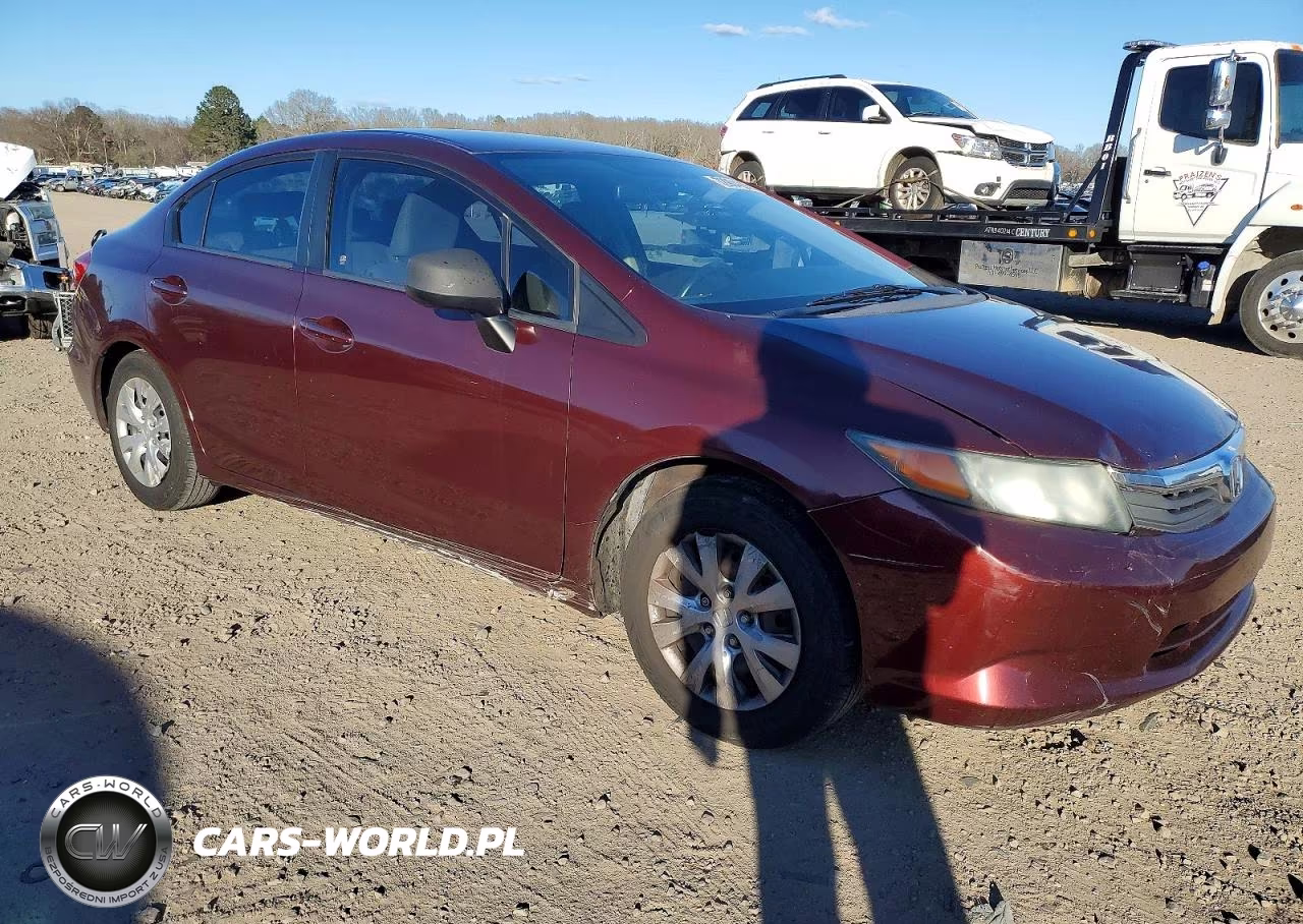 2012 Honda Civic Lx VIN:19XFB2F55CE077896 - 4
