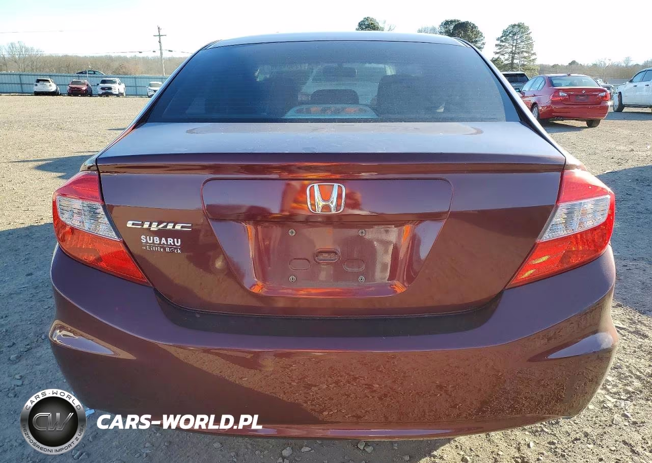 2012 Honda Civic Lx VIN:19XFB2F55CE077896 - 6