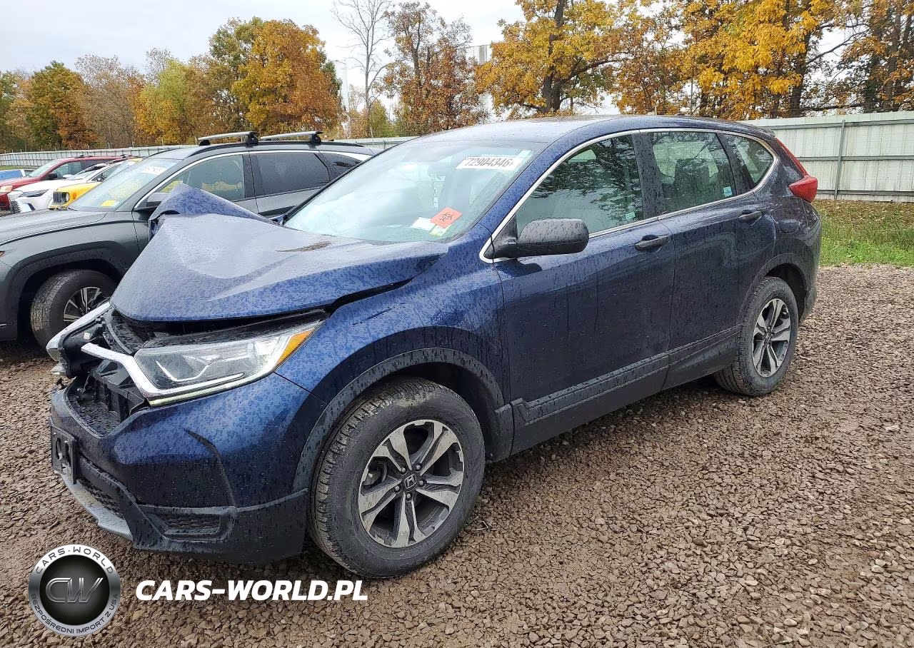 2019 Honda Cr-V Lx VIN:2HKRW6H38KH223139 - 1