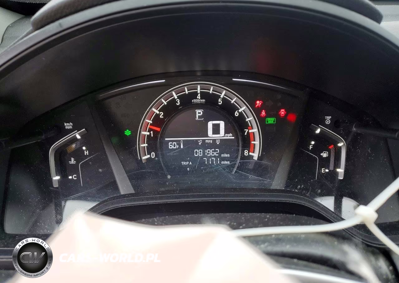 2019 Honda Cr-V Lx VIN:2HKRW6H38KH223139 - 9