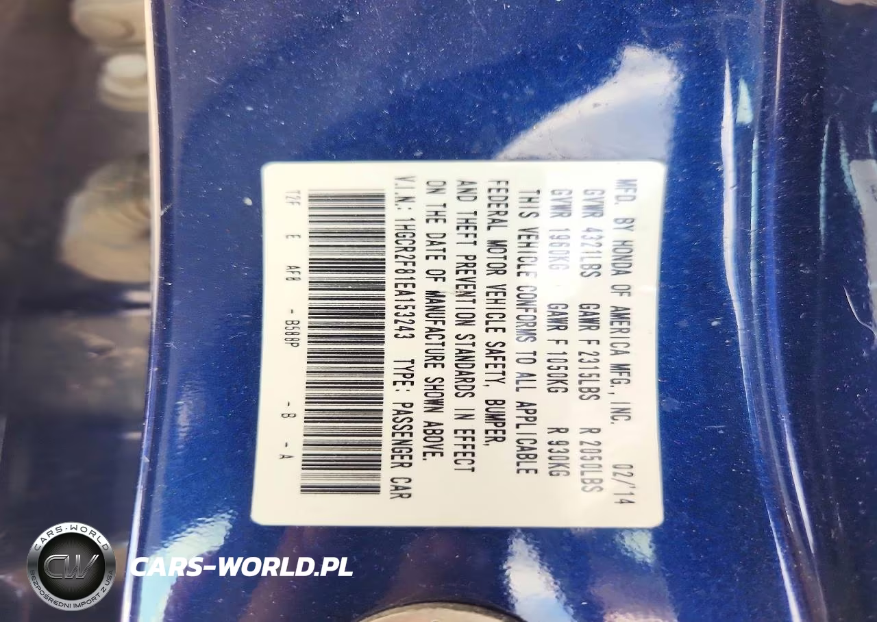 2014 Honda Accord Exl VIN:1HGCR2F81EA153243 - 12