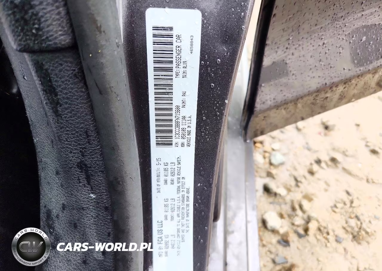 2015 Chrysler 200 S VIN:1C3CCCBB8FN715600 - 12