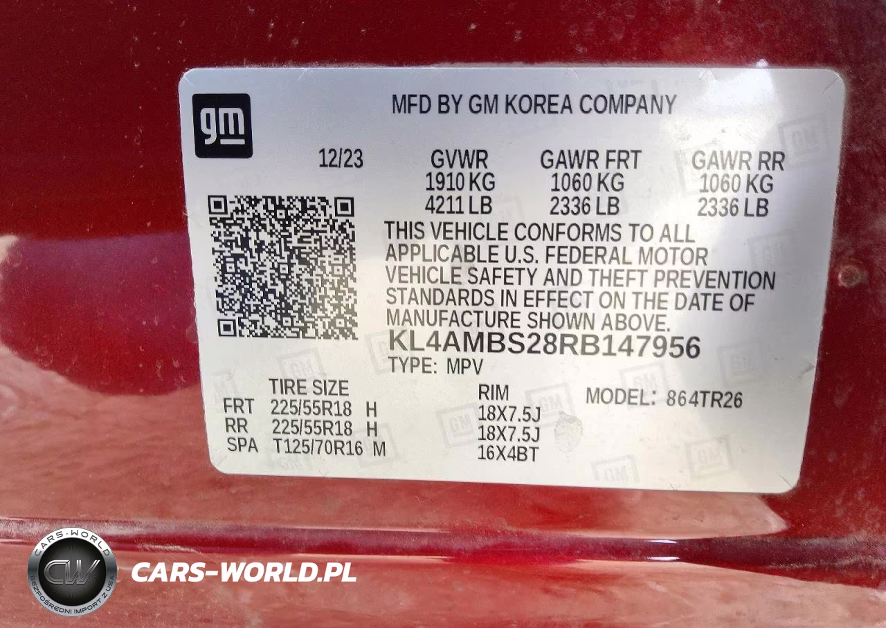 2024 Buick Encore Gx Preferred VIN:KL4AMBS28RB147956 - 13