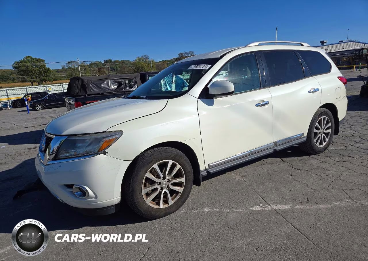 2015 Nissan Pathfinder Sl VIN:5N1AR2MNXFC631952 - 1
