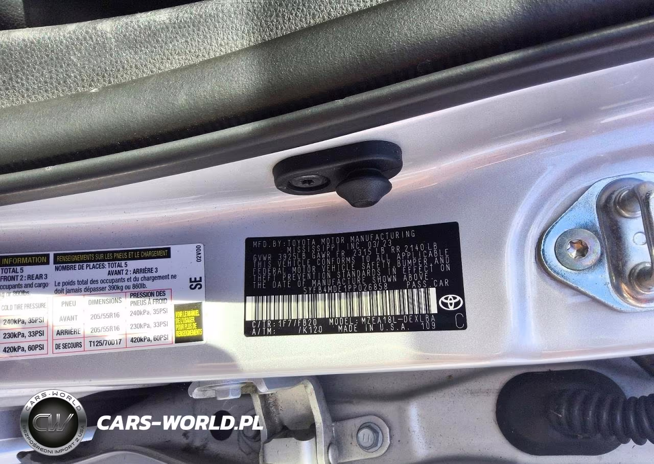 2023 Toyota Corolla Le VIN:5YFB4MDE1PP026858 - 12