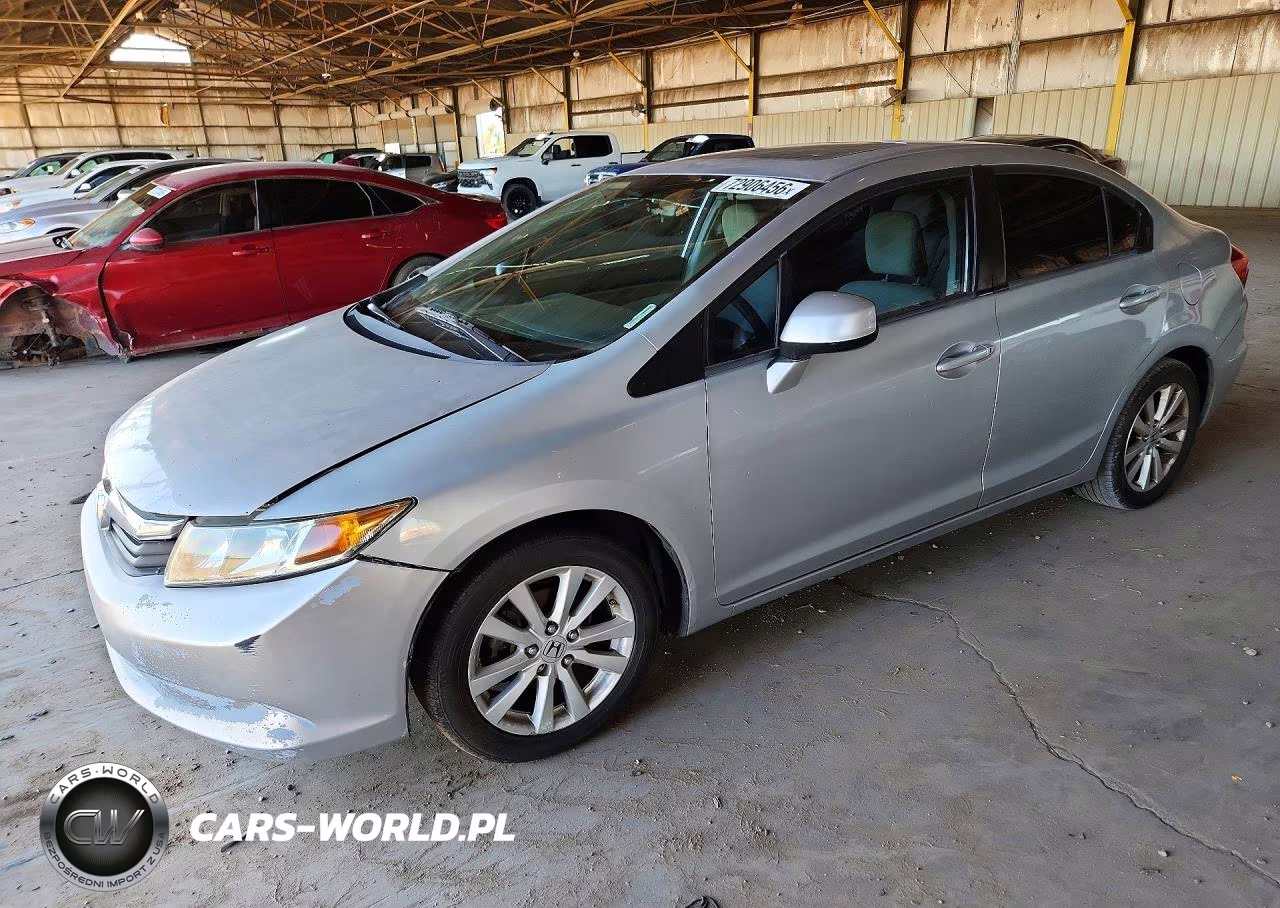 2012 Honda Civic Ex VIN:19XFB2F89CE006856 - 1
