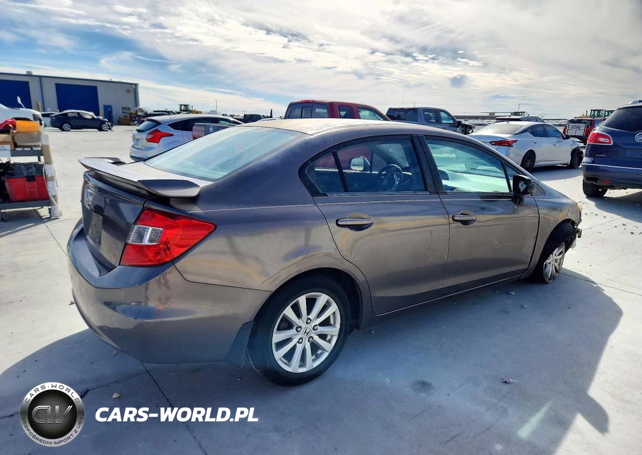 2012 Honda Civic Ex VIN:2HGFB2F88CH519019 - 3