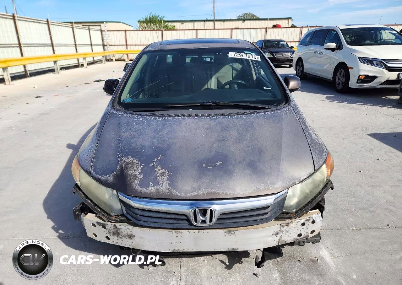 2012 Honda Civic Ex VIN:2HGFB2F88CH519019 - 5