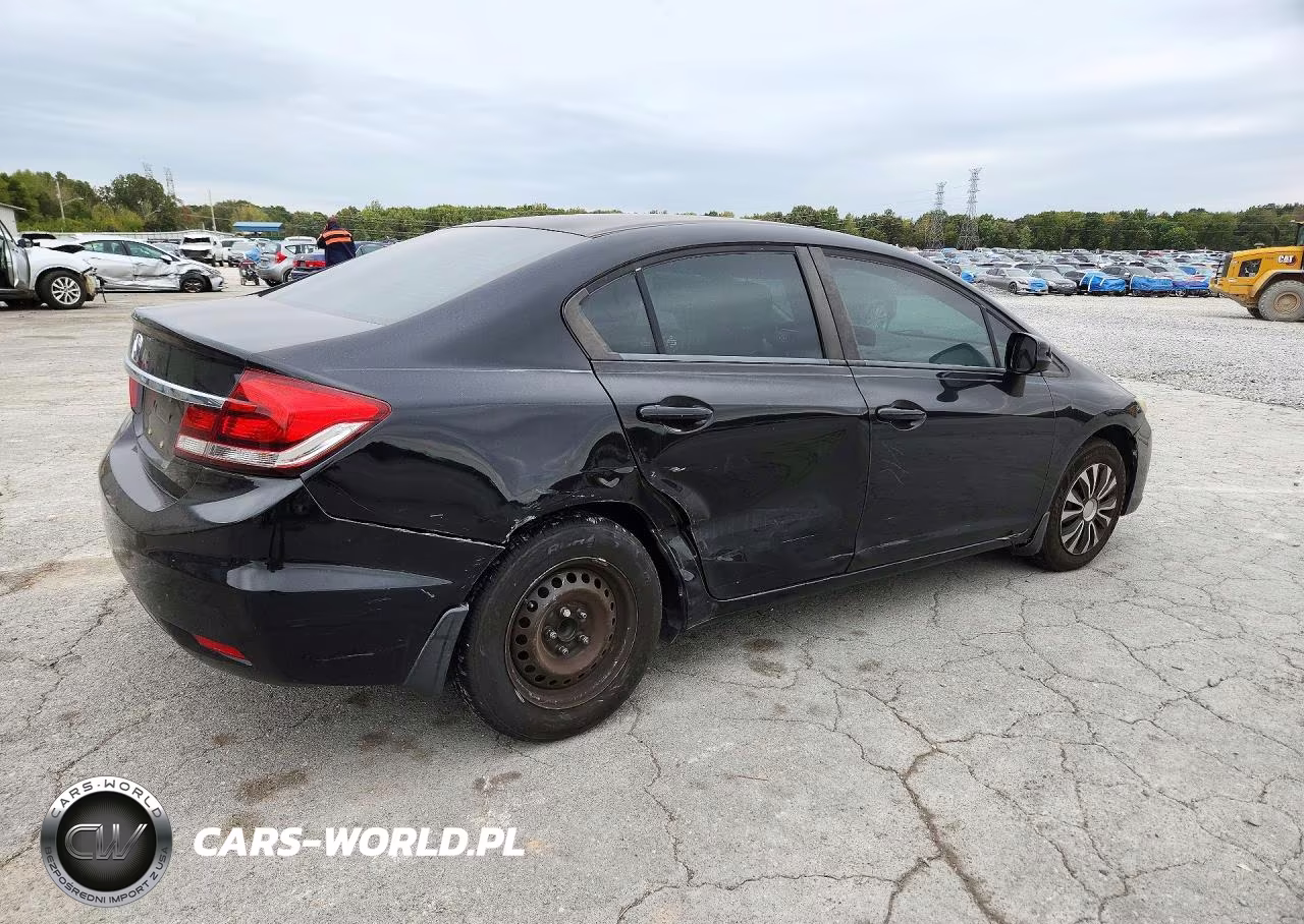 2013 Honda Civic Lx VIN:2HGFB2F58DH300066 - 3