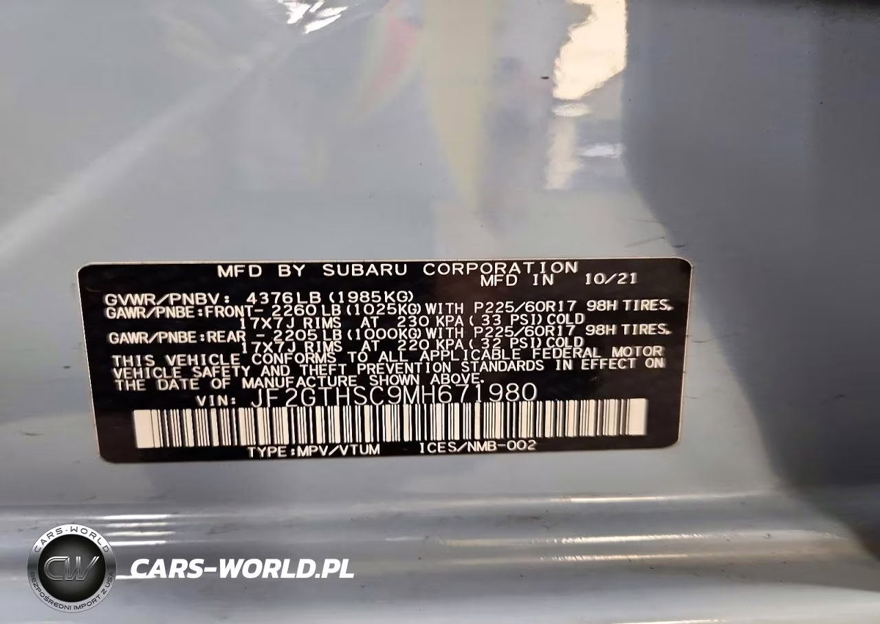 2021 Subaru Crosstrek Sport VIN:JF2GTHSC9MH671980 - 13