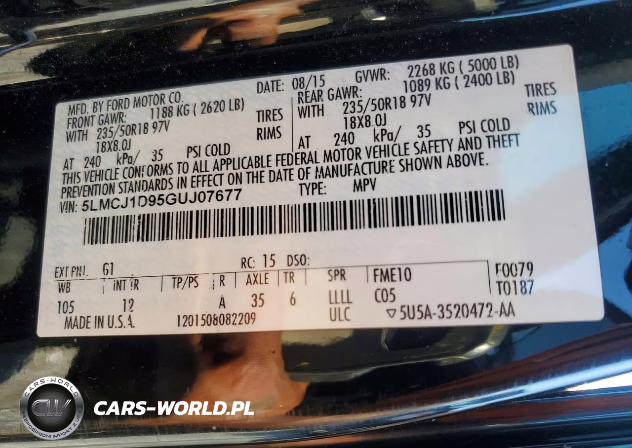 2016 Lincoln Mkc Premiere VIN:5LMCJ1D95GUJ07677 - 13