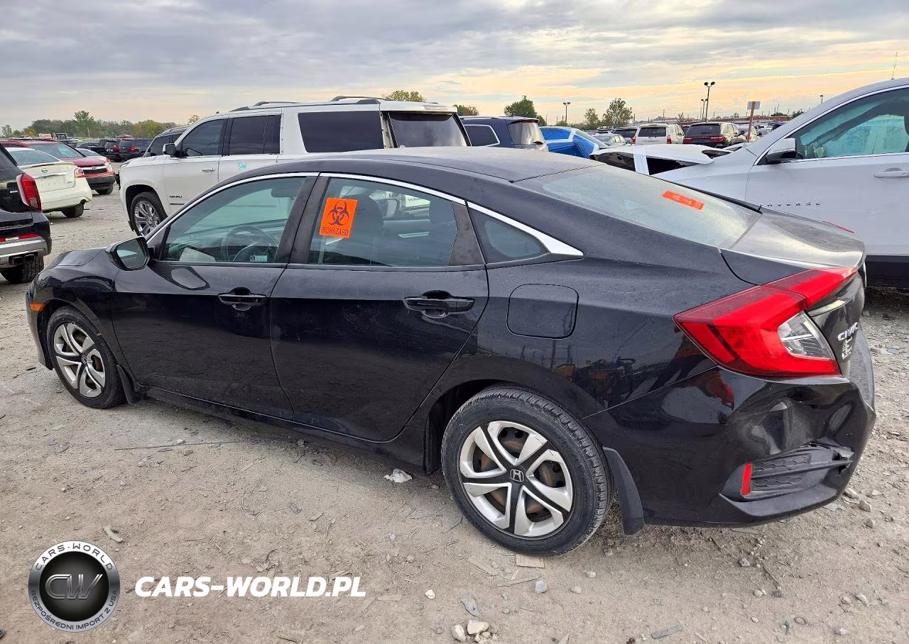 2018 Honda Civic Lx VIN:19XFC2F57JE022554 - 2