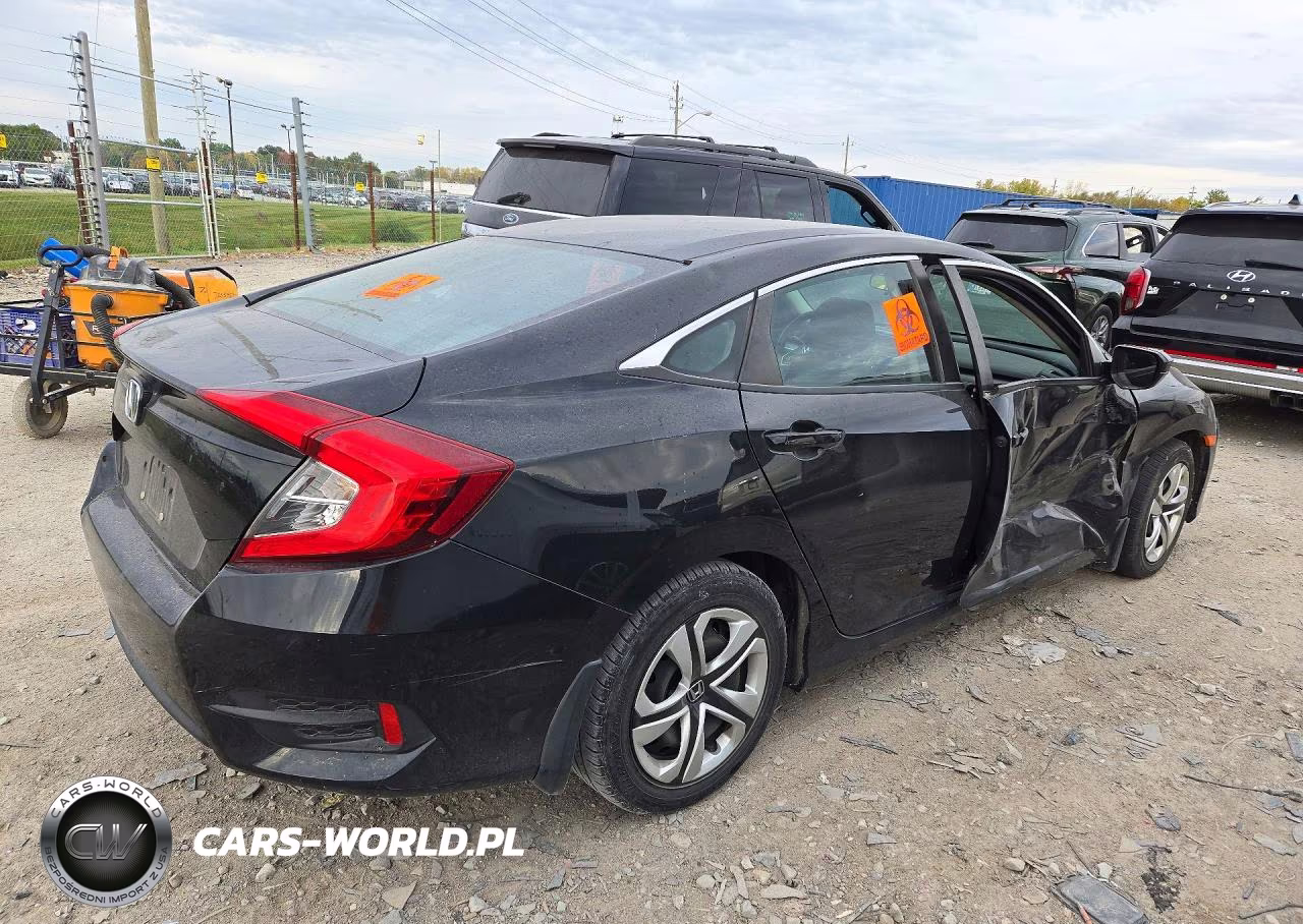 2018 Honda Civic Lx VIN:19XFC2F57JE022554 - 3