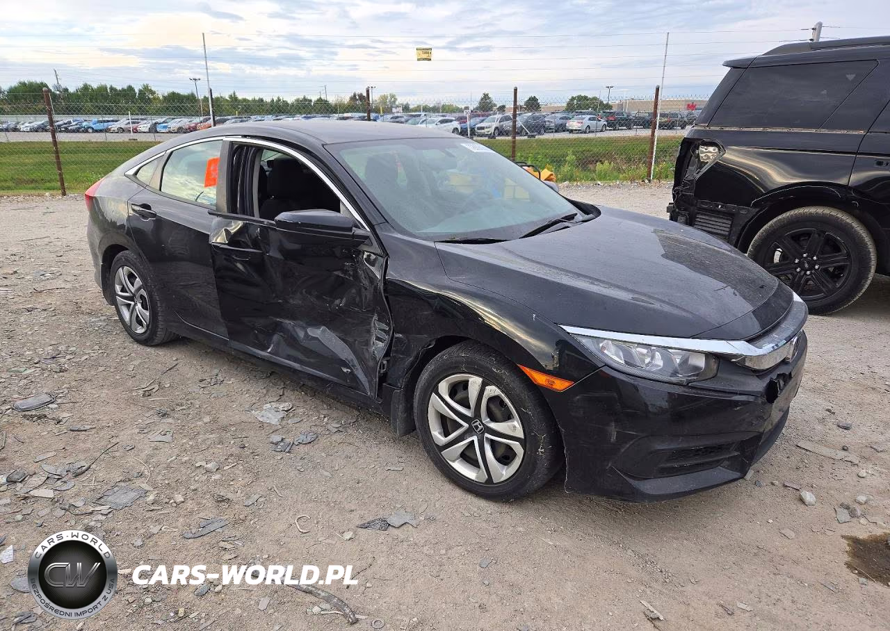 2018 Honda Civic Lx VIN:19XFC2F57JE022554 - 4