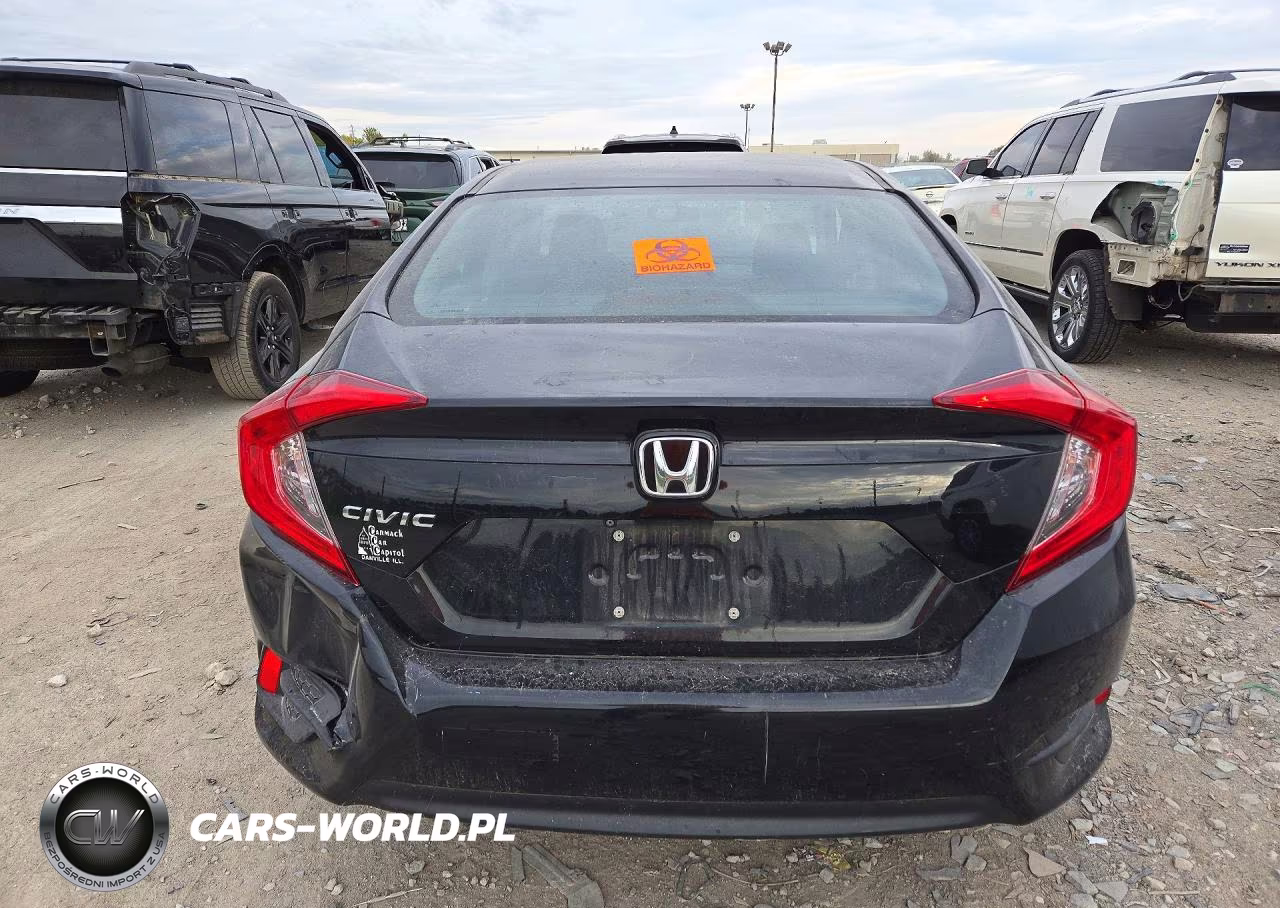 2018 Honda Civic Lx VIN:19XFC2F57JE022554 - 6