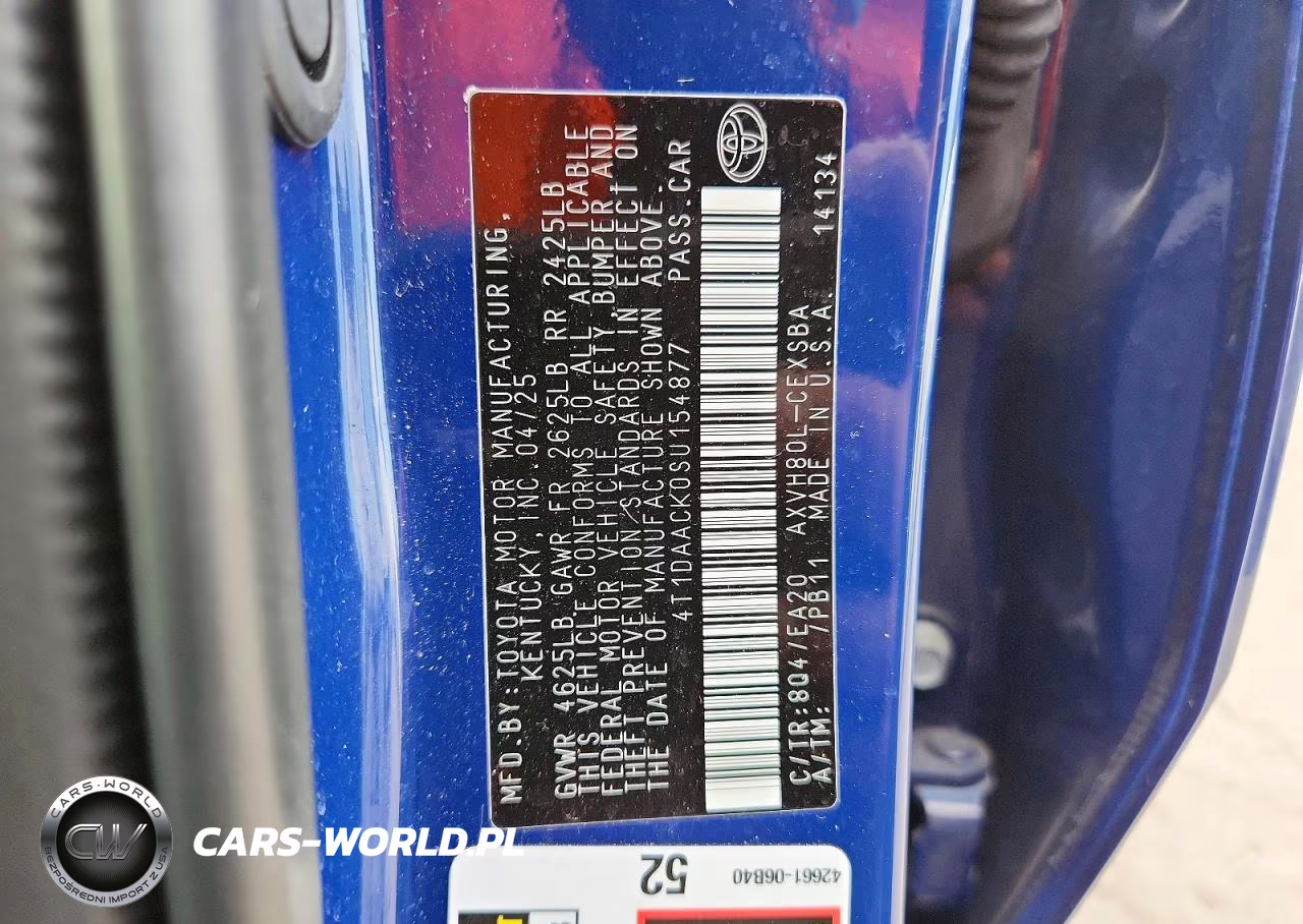 2025 Toyota Camry Se VIN:4T1DAACK0SU154877 - 12