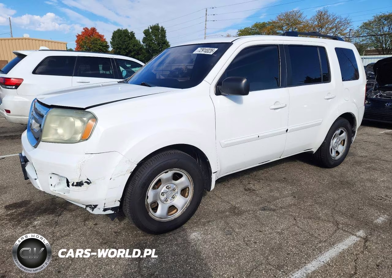 2011 Honda Pilot Lx VIN:5FNYF3H24BB012391 - 1