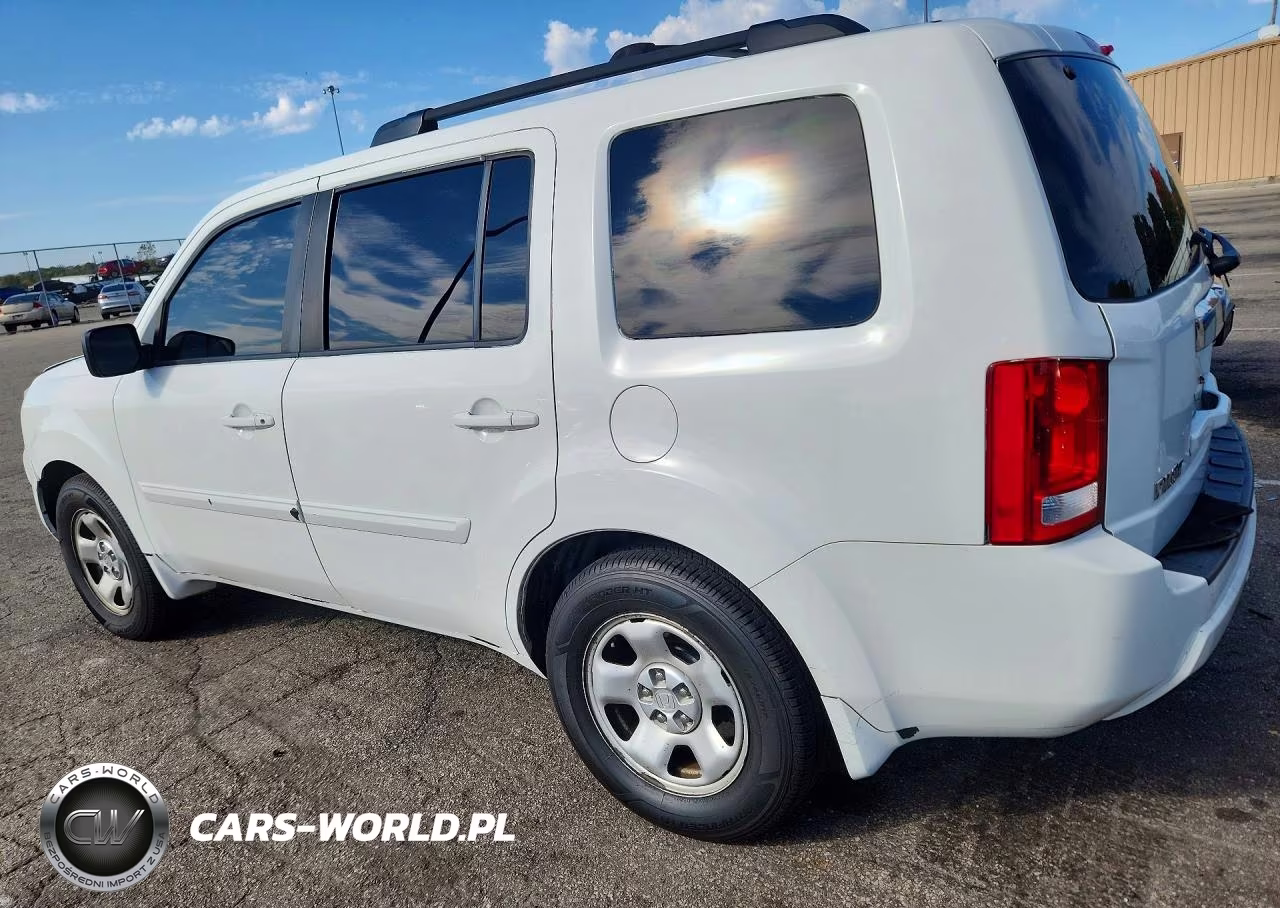 2011 Honda Pilot Lx VIN:5FNYF3H24BB012391 - 2