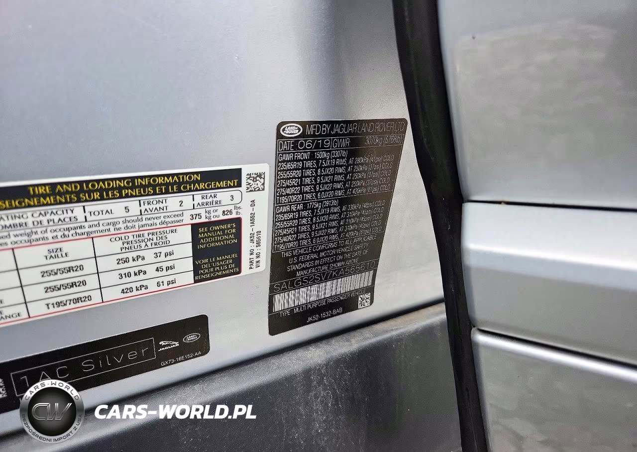 2019 Land Rover Range Rover Hse VIN:SALGS2SV7KA565610 - 12
