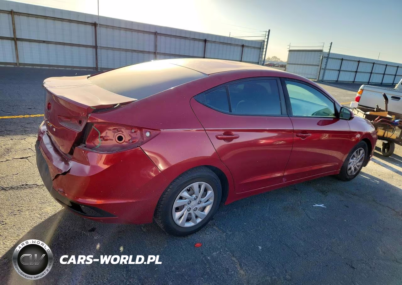 2019 Hyundai Elantra Se VIN:KMHD74LF0KU850254 - 3