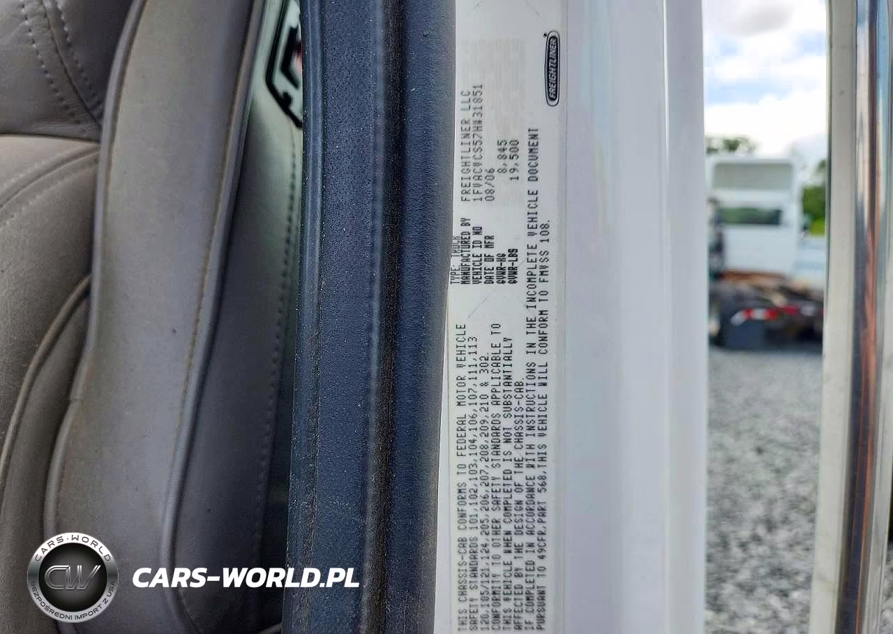 2007 Freightliner Business Class M2 Semi Truck VIN:1FVACVCS57HW31851 - 11