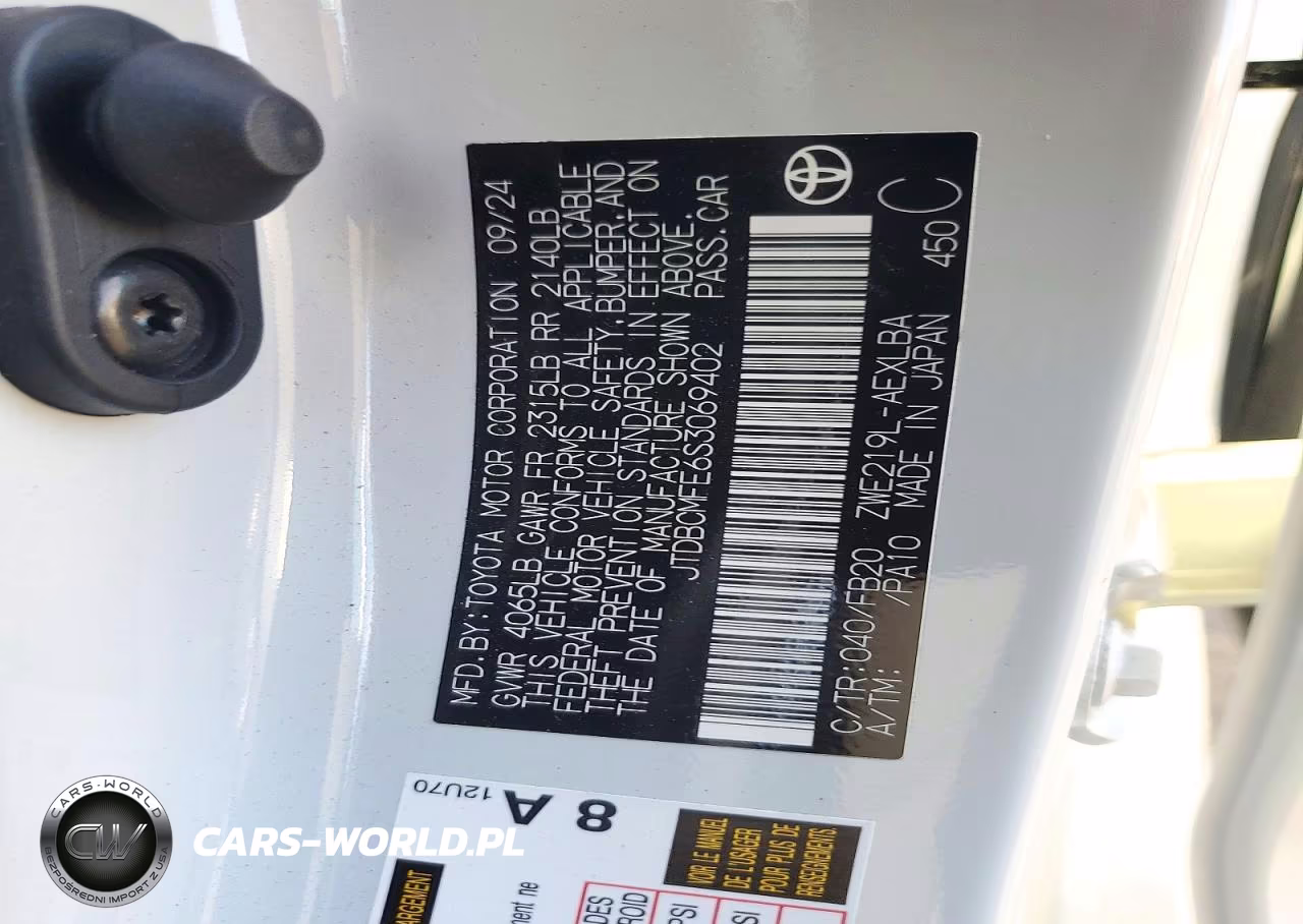 2025 Toyota Corolla Hybrid Le VIN:JTDBCMFE6S3069402 - 12