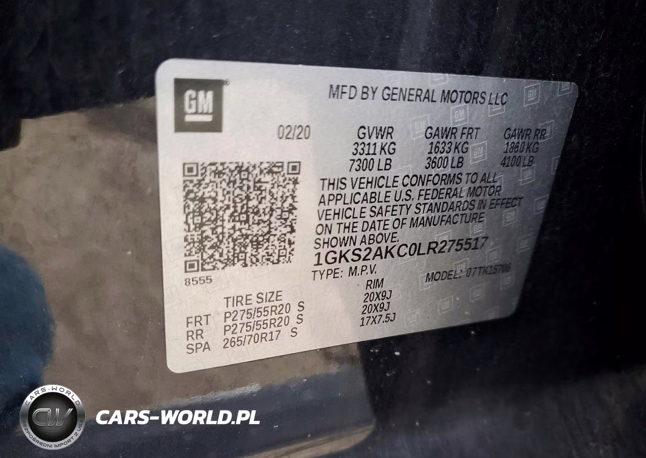 2020 GMC Yukon Sle VIN:1GKS2AKC0LR275517 - 13