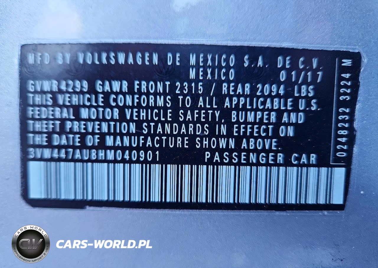 2017 Volkswagen Gti S-Se VIN:3VW447AU8HM040901 - 13