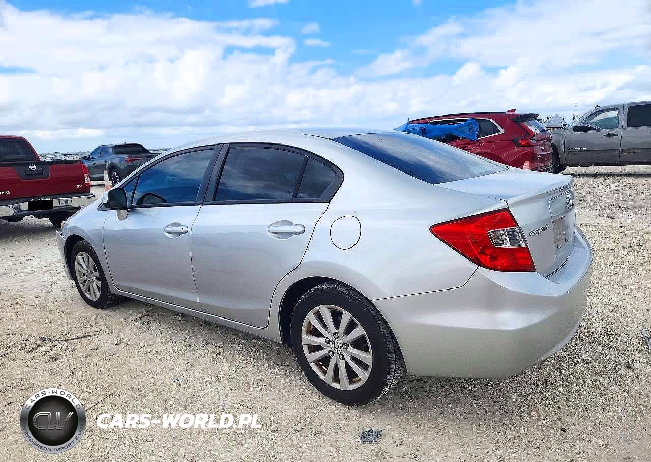 2012 Honda Civic Ex VIN:2HGFB2F86CH603629 - 2