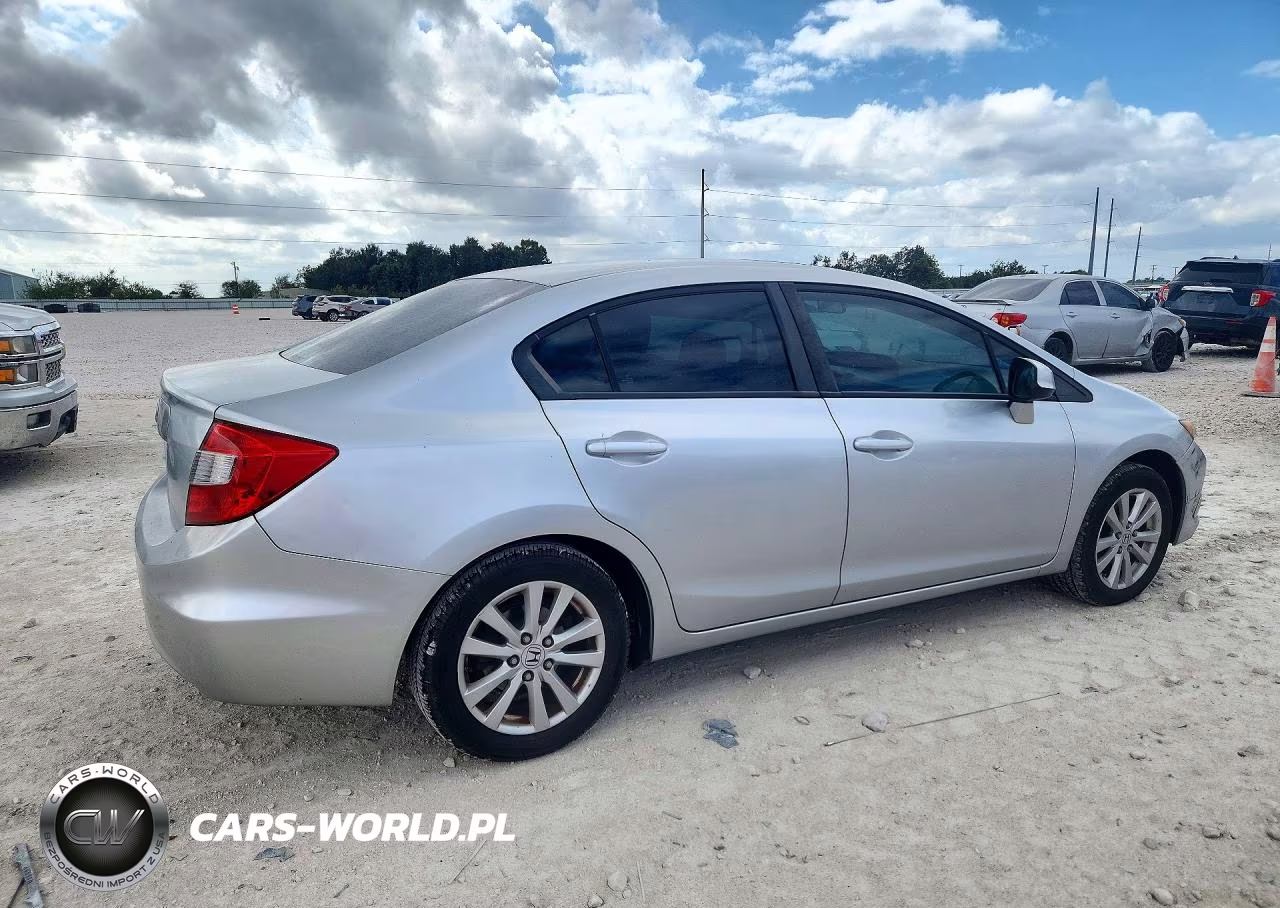 2012 Honda Civic Ex VIN:2HGFB2F86CH603629 - 3