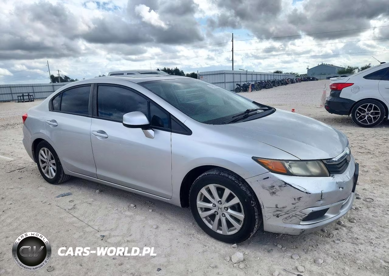 2012 Honda Civic Ex VIN:2HGFB2F86CH603629 - 4