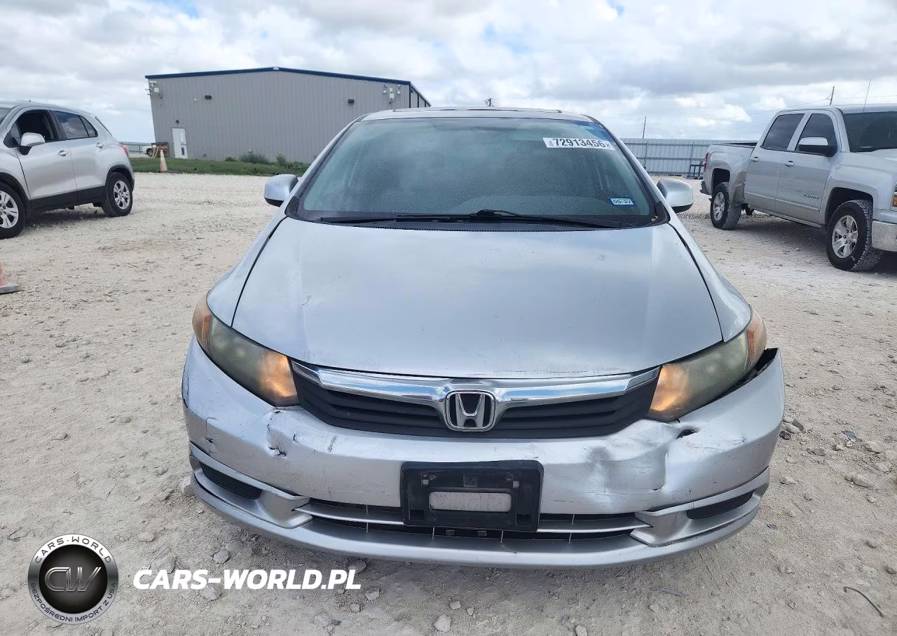 2012 Honda Civic Ex VIN:2HGFB2F86CH603629 - 5