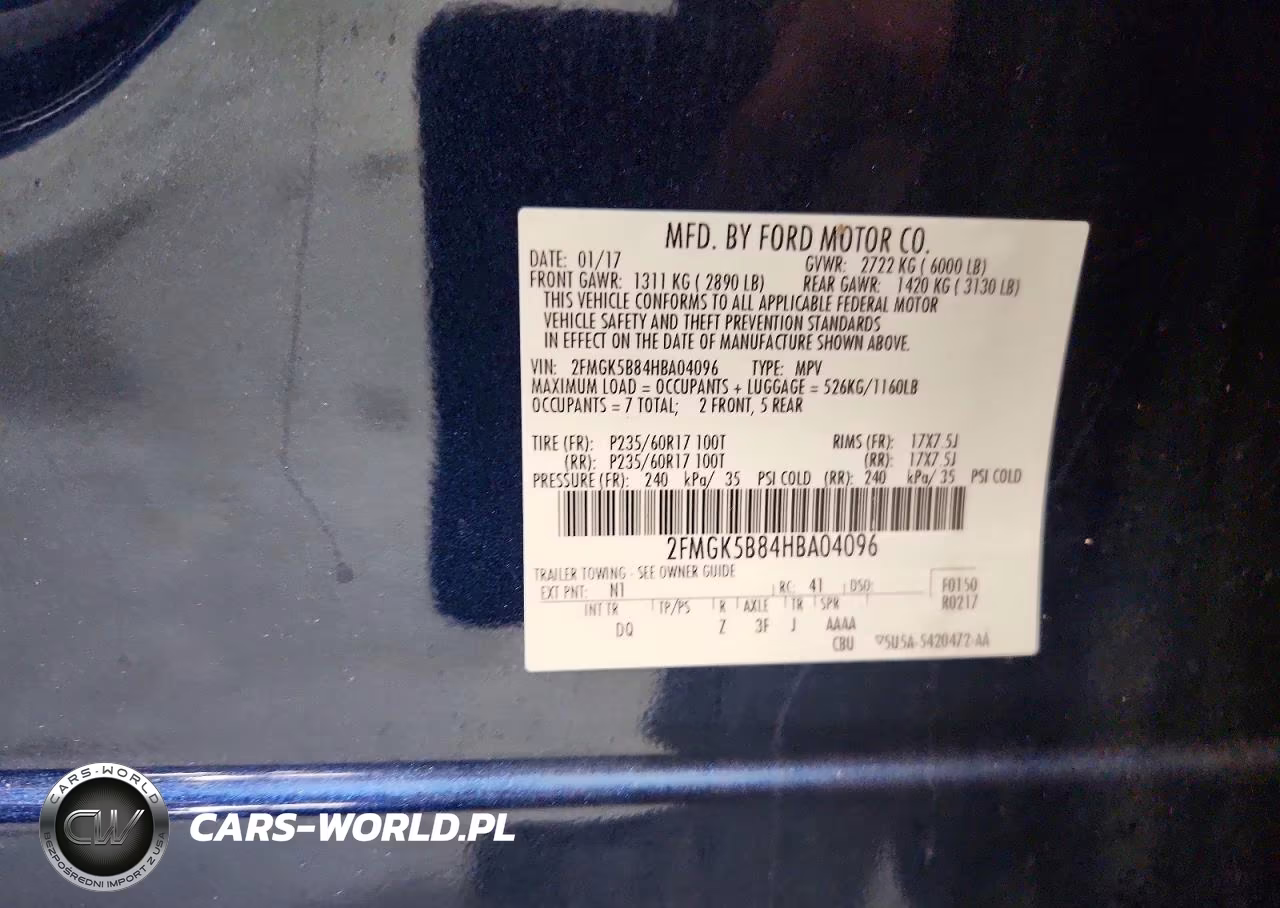 2017 Ford Flex Se VIN:2FMGK5B84HBA04096 - 13