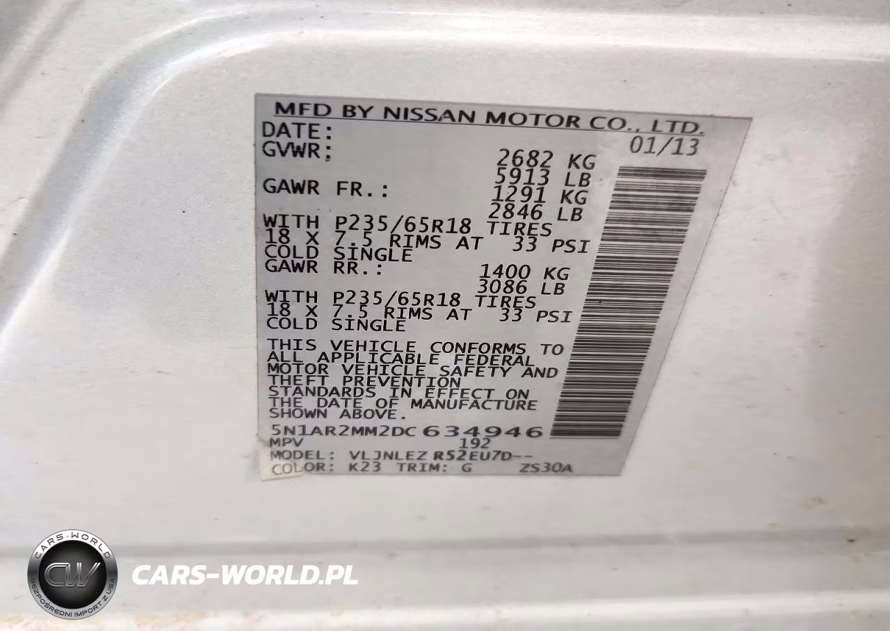 2013 Nissan Pathfinder S VIN:5N1AR2MM2DC634946 - 13