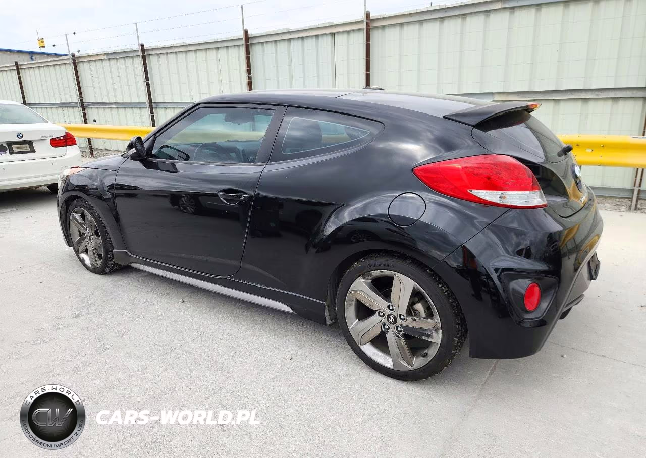 2014 Hyundai Veloster Turbo VIN:KMHTC6AE4EU193704 - 2
