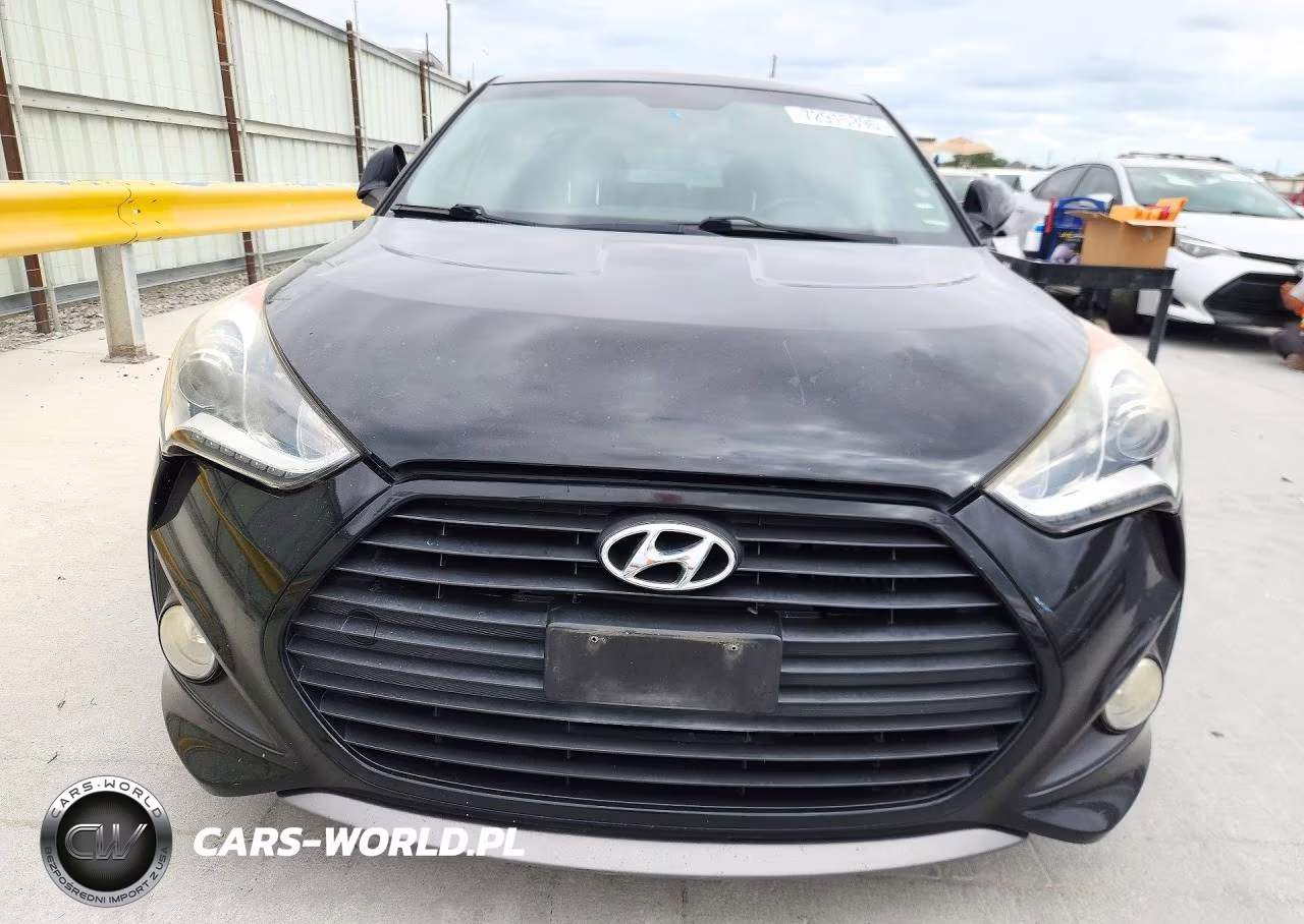 2014 Hyundai Veloster Turbo VIN:KMHTC6AE4EU193704 - 5