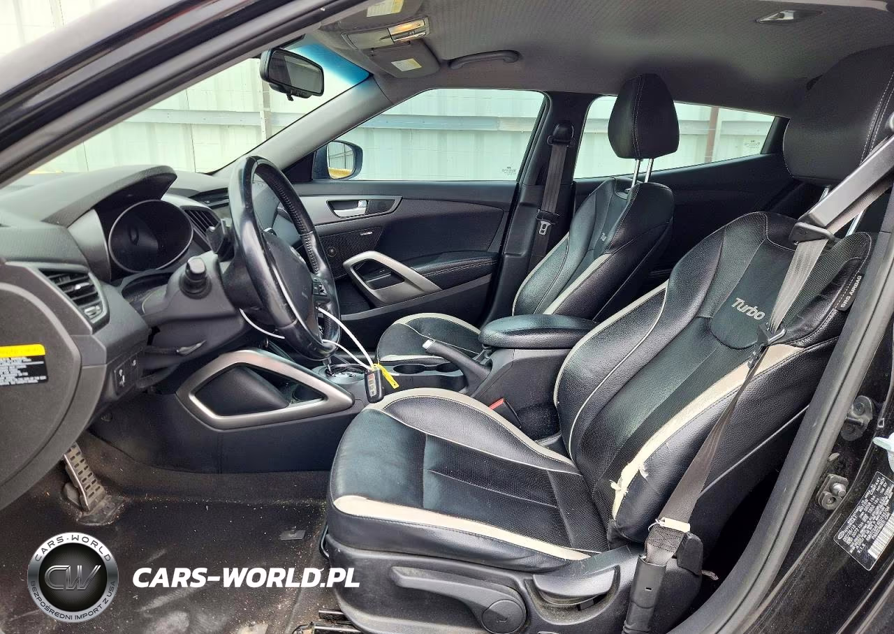2014 Hyundai Veloster Turbo VIN:KMHTC6AE4EU193704 - 7